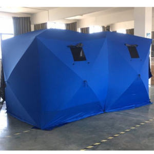 Tente d'extérieur à glaçons isolée Extra Large pour <span class=keywords><strong>8</strong></span> personnes, abri d'hiver pour pêche sur glace, Pop Up - Product Image 1