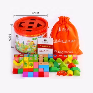 Khối Xây Dựng Bằng Gỗ Bán Sỉ Khối Xây Dựng Giáo Dục Đồ Chơi Cho Trẻ Em Đồ Chơi Lắp Ráp Tự Làm Bán Trực Tiếp Từ Nhà Máy OEM/ODM - Product Image 5