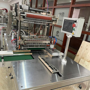 BT450 Electric PLC 45 Bags/Min Automatic Box 3D Outer <b>Packaging</b> Stretch Plastic Film Cosmetics Plastic <b>Packaging</b> Machine - Product Image 6