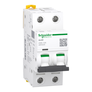 Disyuntor Eléctrico Nuevo y Original A9F94225 Acti9 IC60L Disj 2P 25A <span class=keywords><strong>Crbe</strong></span> C con Garantía de un Año PLC - Product Image 1