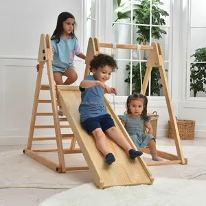 2024 new design Children Indoor Playground Foldable Pickler Triangle Climbing