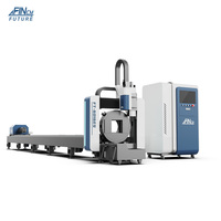 FIN chine haute précision Lazer CNC coupe 3000w 1500w 2000w rond carré ovale Tube tuyau Fiber Laser Cutter Machine pour métal acier