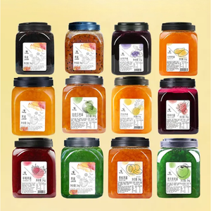 Doking 3kg Embotellado Premium Fruit Jam <span class=keywords><strong>Precio</strong></span> al por mayor Mermelada <span class=keywords><strong>de</strong></span> fresa para té <span class=keywords><strong>de</strong></span> burbujas Ingredientes - Product Image 1