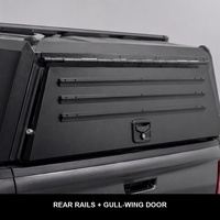 Auvent de cuisine de camping pour benne de pick-up, topper en aluminium sur mesure avec rangement accessible pour équipement