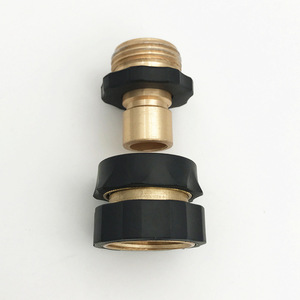 Garden <b>Quick</b> <b>Connector</b> 3/4 Inch Brass Male For Irrigation Hose Connection - Product Image 4