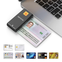 Lector de Tarjetas USB Tipo C 3 en 1 SCR311 Premium para Tarjetas de Memoria SD, MMC, SM y Micro SD