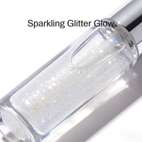 Échantillon Gratuit Cosmétiques Marque Privée Brillant Mat Mini Paillettes Scintillantes Gloss à Lèvres Végétalien Ensemble Rouge à Lèvres Brillant Nude