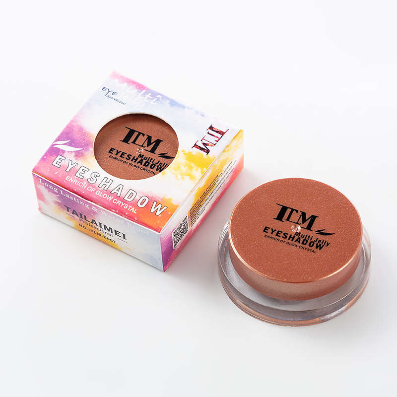 TLM Kim Eyeshadow Gel Kem 6 Màu Flash Jelly Kem Ánh Sáng Cao Vàng Champagne Sắc Tố Ánh Sáng Lung Linh Bóng Mắt