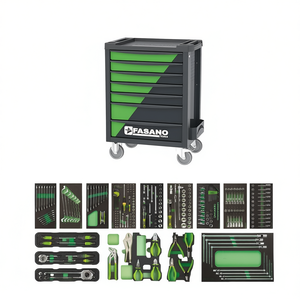 Fasano <b>Tools</b> 100 Piece <b>Mechanics</b> <b>Tool</b> <b>Set</b> With Rolling Cabinet For Auto Repair - Product Image 2