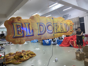 Letras inflables Globo <span class=keywords><strong>EL</strong></span> DORADO Luz LED gigante Letra inflable para decoración de eventos temáticos - Product Image 3