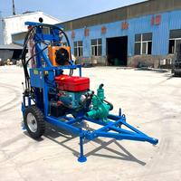 Foreuse de puits d'eau sur roues de haute qualité certifiée CE ISO, portée maximale 200m, machine de forage de puits