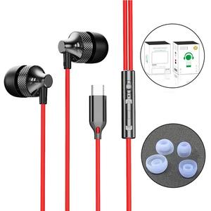 Écouteurs filaires de type C pour iPhone, écouteurs intra-auriculaires filaires avec microphone - Product Image 2