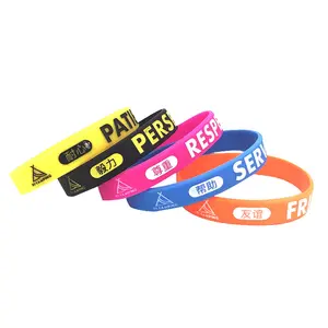 Custom Silicone Bracelets - Design Your Own Rubber Wristbands with Messages or Logos, High-Quality Personalized Wristbands