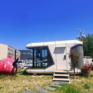 迷你模块化预制小胶囊户外容器预制胶囊家用带浴室吊舱移动房屋 - Product Image 2