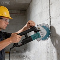 Rainureuse murale électrique industrielle haute puissance - 1200W, portable, pour béton, marque LIKO, garantie 3 ans