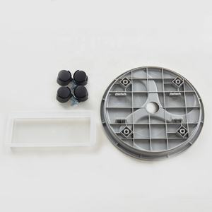 Accessoires de jardin Plateaux porte-pots de fleurs <span class=keywords><strong>à</strong></span> <span class=keywords><strong>roulettes</strong></span> en plastique blanc durable - Product Image 5