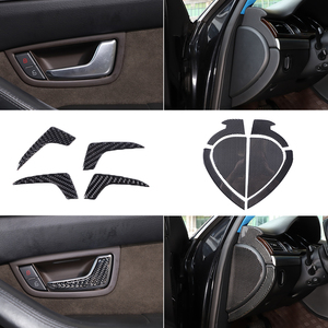 Para 2004 - <span class=keywords><strong>2012</strong></span> <span class=keywords><strong>Audi</strong></span> <span class=keywords><strong>A8</strong></span> Kits de accesorios interiores de coche de fibra de carbono suave pegatinas decorativas - Product Image 6