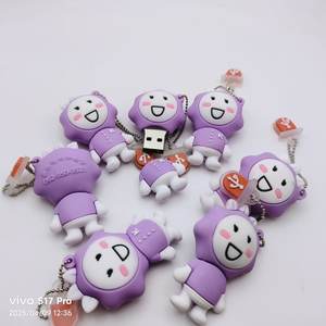 Memoria USB Personalizada de PVC de 2GB 4GB 8GB 16GB, Memoria USB de Silicona con Diseño de Dibujos Animados de 8GB 16GB OEM para Todos los Diseños - Product Image 5