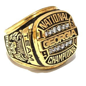 Produit en gros, bague moderne personnalisée en laiton avec zircon, unisexe - Product Image 3