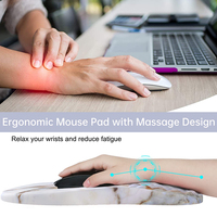 Tapis de souris ergonomique personnalisé chaud avec repose-poignet tapis de souris éponge à mémoire souple pour ordinateur portable tapis de souris anti-dérapant de bureau