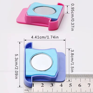 Guide de couture magnétique pour machine à coudre industrielle, guide de ourlet pour machine à coudre domestique avec échelle, couleur aléatoire - Product Image 5
