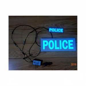 Gilet de sécurité lumineux EL pour patrouille et service nocturnes. Lumière EL active, la nuit ne tient pas compte du temps, mais votre sécurité est éclairée. Rechargeable - Product Image 3