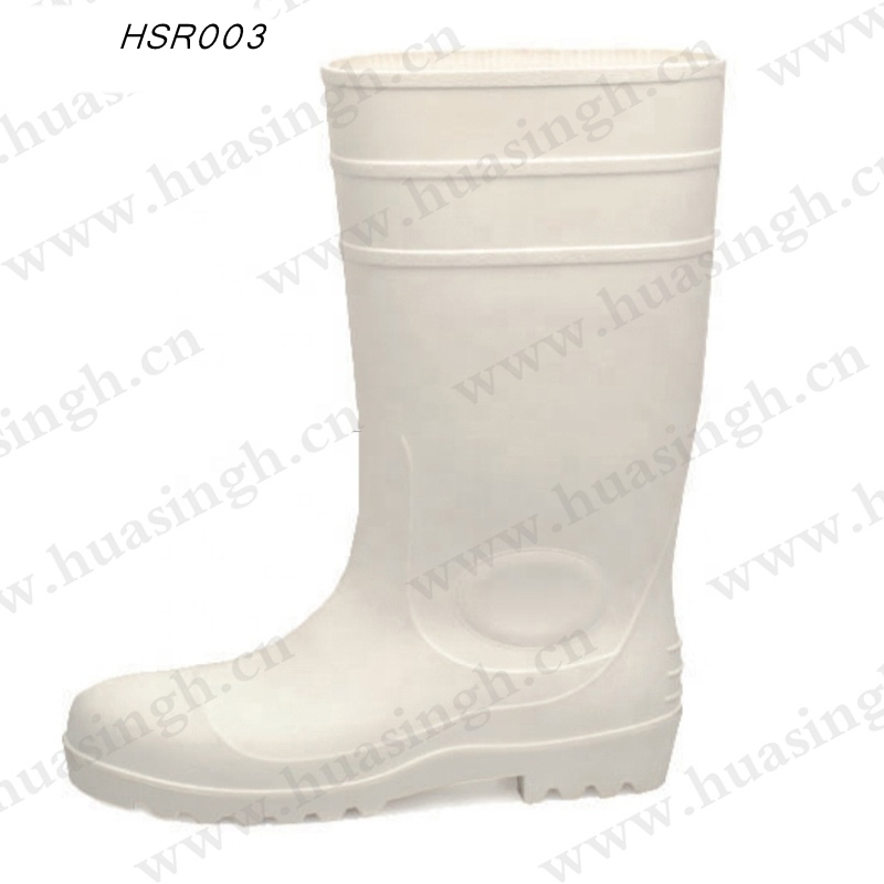 TX, медицинские промышленные противоскользящие прочные белые резиновые сапоги с стальным носком, доступны водонепроницаемые ботинки для строительной площадки HSR003