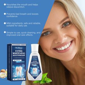 Vente flash : Bain de bouche sans alcool à la menthe fraîche 120 ml, avec blanchiment des dents et saveur rafraîchissante - Product Image 5