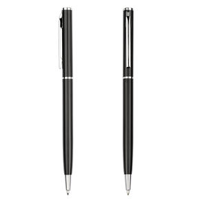 ปากกาลูกลื่นโลหะขายดี โปรโมชั่นของขวัญ พิมพ์โลโก้ได้ ดีไซน์เพรียวบาง แปลกใหม่ สำหรับโฆษณา หมึกสีดำ คุณภาพสูง - Product Image 4
