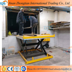 Plataforma de elevación hidráulica de almacén de 1m, 3m y 2 toneladas, mesa elevadora de carga, <span class=keywords><strong>Mini</strong></span> elevador de tijera pequeño eléctrico - Product Image 6