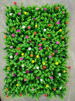 Panneaux de décoration murale en herbe artificielle verte d'intérieur 40*60cm Décoration intérieure Revêtement mural en plantes artificielles