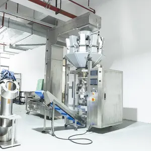 Automatische Chips Pinda 'S Snackvulling Voor Het Verpakken Van Gedroogd Fruit Rijst Multi-Head Schaal Weegverpakkingsmachine Voor Granule