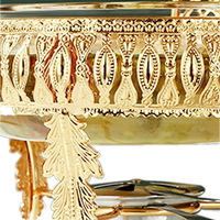 Ensemble de chauffe-plats de luxe en or 2L, réchaud à buffet commercial en acier inoxydable pour la restauration, équipement de restaurant indien, hôtel