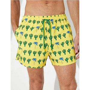 Pantalones cortos de <span class=keywords><strong>surf</strong></span> para hombre al por mayor, bañador en blanco de color azul con bolsillo - Product Image 3