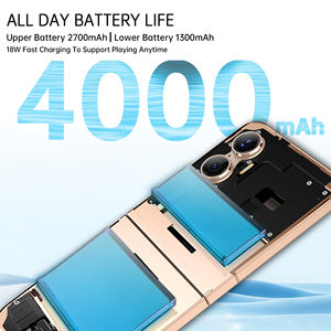 Smartphones Pliables Originaux X6 <span class=keywords><strong>6</strong></span> Go + 128 Go Double SIM Double Écran Téléphones Mobiles avec LTE - Product Image 6