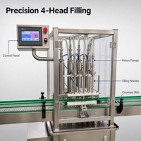 Machine de remplissage de liquides, d'huiles et de crèmes en acier inoxydable SINBON