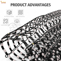 Tapis magique LED pliable personnalisable, grand écran volant transparent pour le levage de drones lors d'événements en extérieu