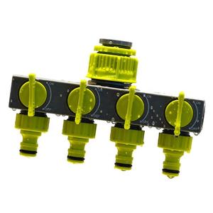ตัวแยกสายยางน้ำ 4 ทาง ทำจากพลาสติกทนทาน สำหรับระบบชลประทานในสวน - Product Image 3