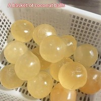 Une balle artisanale populaire et très vendue, imitant la maltose à l'huile de noix de coco, un jouet anti-stress Kneading Fun à récupération lente.