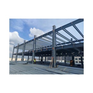 Entrepôt à structure en acier préfabriqué à faible coût Salle <span class=keywords><strong>d</strong></span>'exposition extérieure de voitures et unités de libre-stockage Bâtiment de hangar <span class=keywords><strong>d</strong></span>'usine - Product Image 1