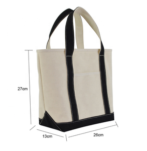 Bolsa de Mano de Lona Resistente al Agua, Resistente a Desgarros, para Mujer, con Logotipo Personalizado en Color Personalizado, Tamaño Personalizable, para Compras - Product Image 3