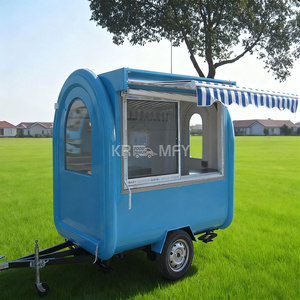 Remolques de Café, Carritos de Venta Personalizados, Camioneta Totalmente Equipada, Restaurante al Aire Libre, Camión de Comida Móvil con Cocina Completa - Product Image 2