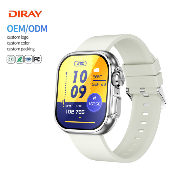 North America 2026 New Fashion Calls Android IOS Waterproof Sports Fitness Sleep Tracker Smartwatch for Men Women