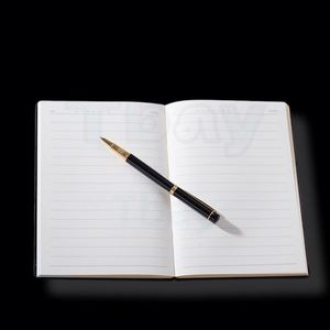 Agenda 2026, journal quotidien personnalisé, impression de carnet relié, planificateur avec logo, impression dorée - Product Image 3