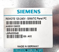 Ordinateur industriel 6AV7714-1DC42-0AD0 PC870 Ver11 FW09 Panel PC