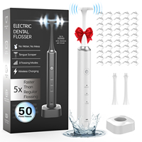 Limpiador Dental Eléctrico Inalámbrico con Carga Inalámbrica, 3 Modos, Raspador de Lengua Sónico, Resistente al Agua IPX7, 60 Días de Duración de la Batería, Portátil