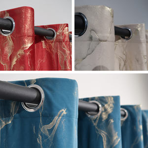 <span class=keywords><strong>Rideau</strong></span> <span class=keywords><strong>thermique</strong></span> en velours en mousse de velours, matériau <span class=keywords><strong>baie</strong></span> <span class=keywords><strong>vitrée</strong></span>, vente de rouille - Product Image 4