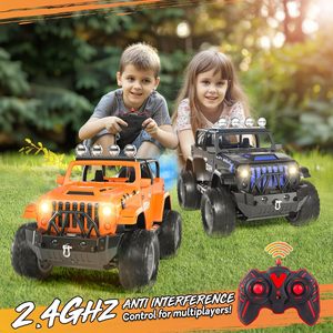 DWI 2.4G Camion RC Fuoristrada in Scala 1:16, <span class=keywords><strong>Jeep</strong></span> <span class=keywords><strong>Telecomandata</strong></span> con Luci LED, Auto RC per Tutti i Terreni, Regalo Giocattolo per Bambini - Product Image 5