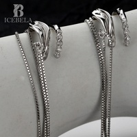 Pendientes de Plata de Ley 925 con Borlas Micro de Diseño Exclusivo para Mujer, Marca Icebela Fashion Jewelry