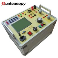 Testeur de protection de relais monophasé à double canopy avec injection de courant secondaire pour 220V AC, protection IP55, garantie 1 an